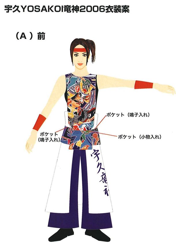 よさこい宇久 衣装