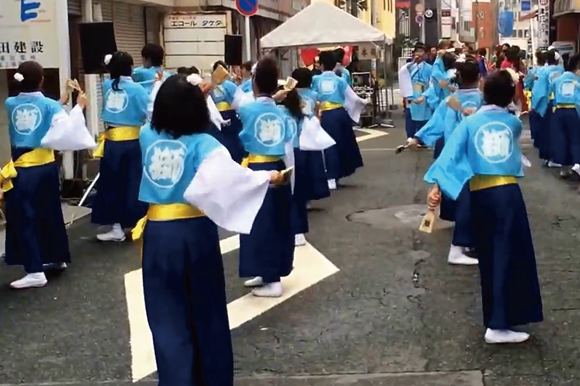 よさこい衣装 2014 獅子虎隊後姿