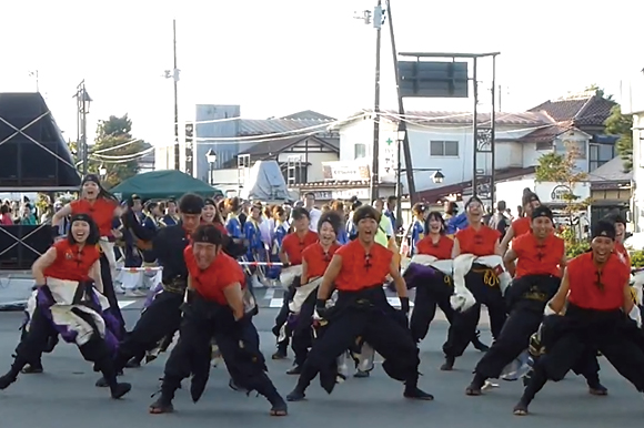 よさこい衣装 2015神崋夜後姿