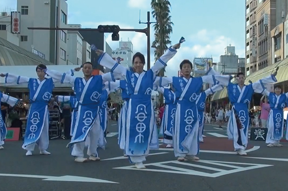 よさこい衣装 2015神楽里前姿