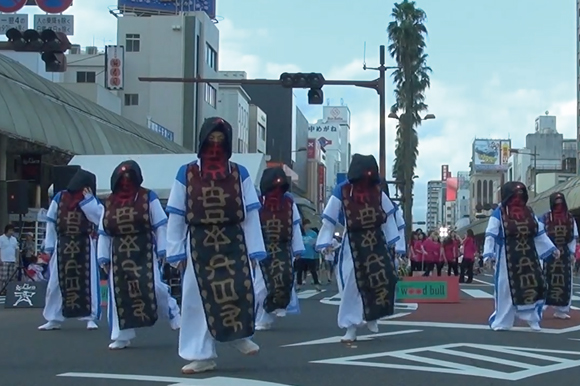 よさこい衣装 2015神楽里後姿