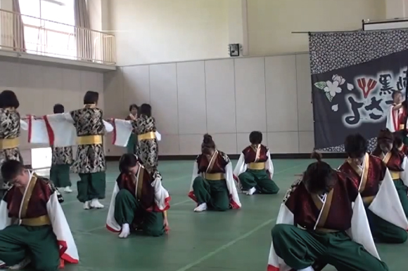 よさこい衣装 2015長州南蛮連前姿