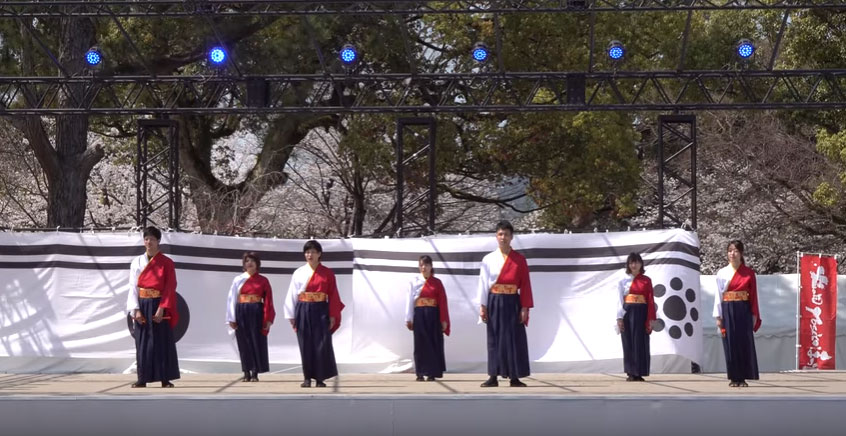 よさこい衣装 2018鹿児島大学よさこいサークル 隼人1